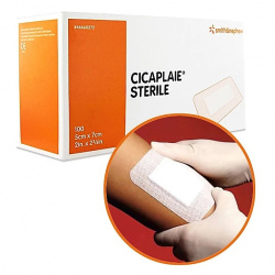 Повязка CICAPLAIE STERILE 25х10 мм для послеоперационных швов абсорбирующая