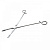 Корнцанг (14-0856R) прямой длина 260 мм.